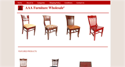 Desktop Screenshot of aaafurnitureusa.com